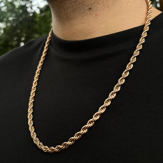 Cadena Lazo Rosa Hombre