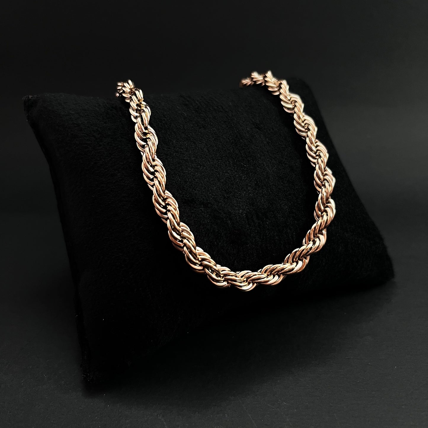 Cadena Lazo Rosa Hombre