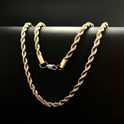 Cadena Lazo Rosa Hombre