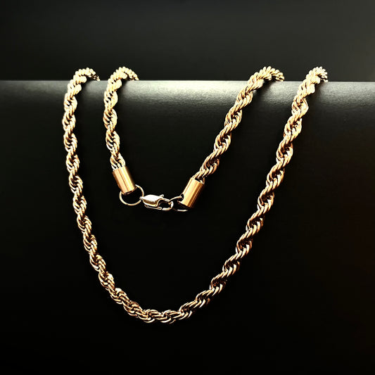 Cadena Lazo Rosa Hombre